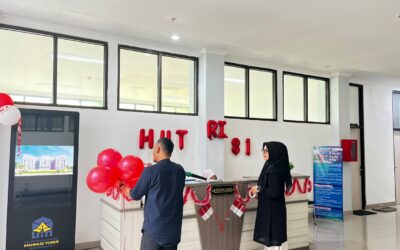 Semarak HUT Ke-81 RI, UIN Mahmud Yunus Batusangkar Hias Lingkungan Kerja dengan Nuansa Merah Putih